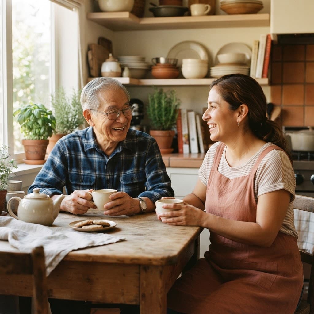 Dementia Care caregiving scene